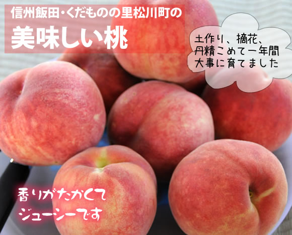 原りんご園の美味しい桃